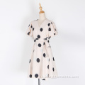 Femmes Summer Loose Dot Dot Robes